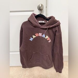 MadHappy Large Plaid Cooper Fleece Hoodie. 🍒⚡️